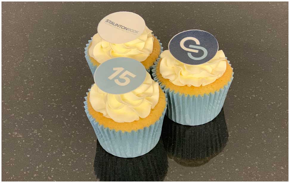 15 Year Marketing Cake