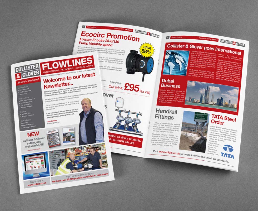 Newsletter & brochure Designers