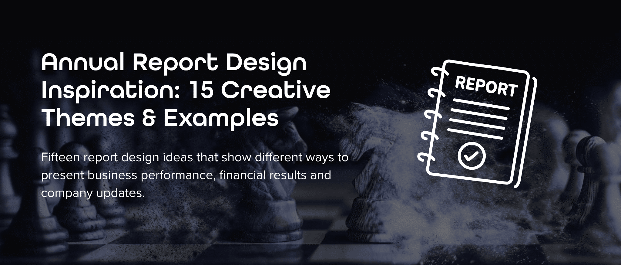 annual report design inspiration