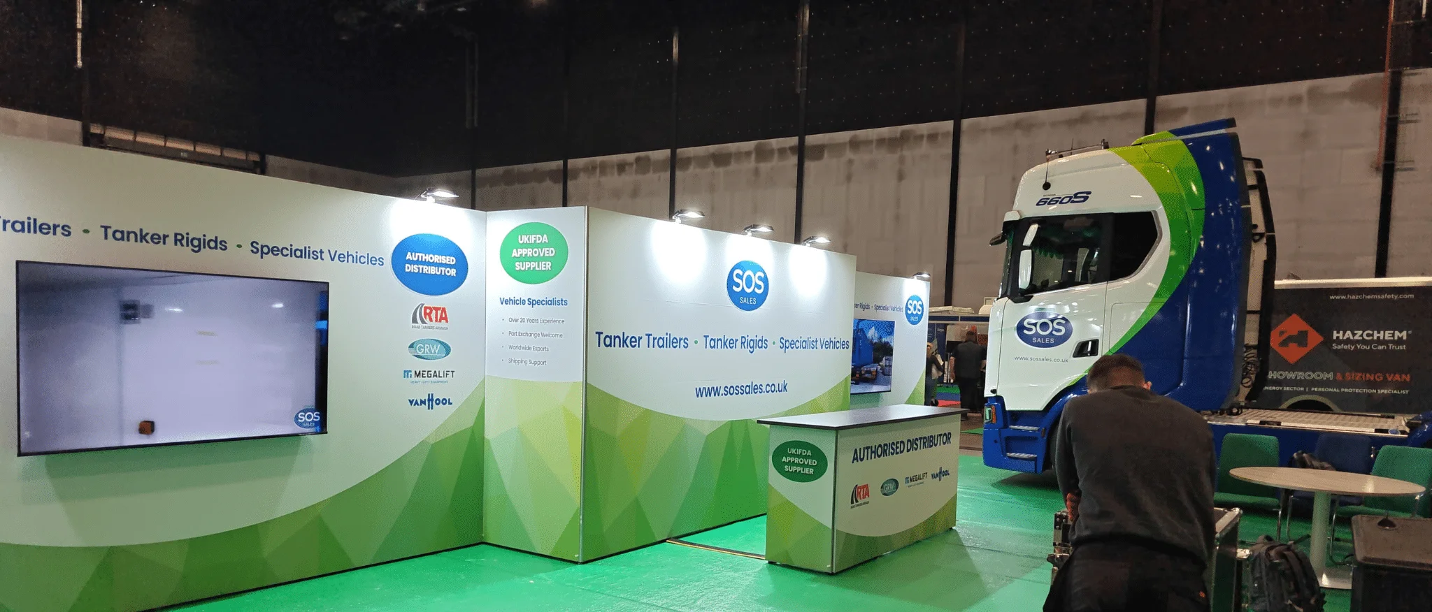 Exhibition stand SOS Sales
