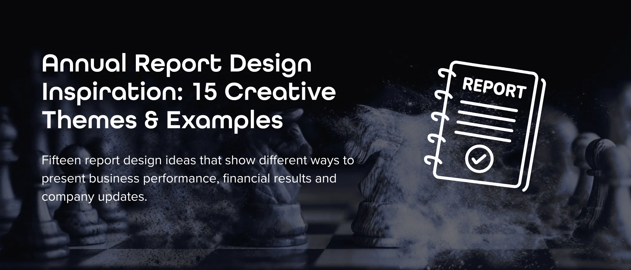 annual report design inspiration